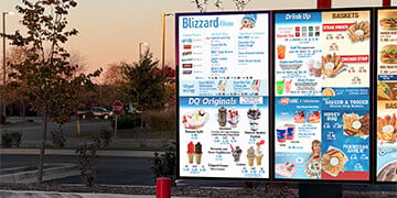 SmarterSign Solutions Digital Drive-Thru Signage