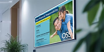 SmarterSign Solutions Hospital Digital Signage