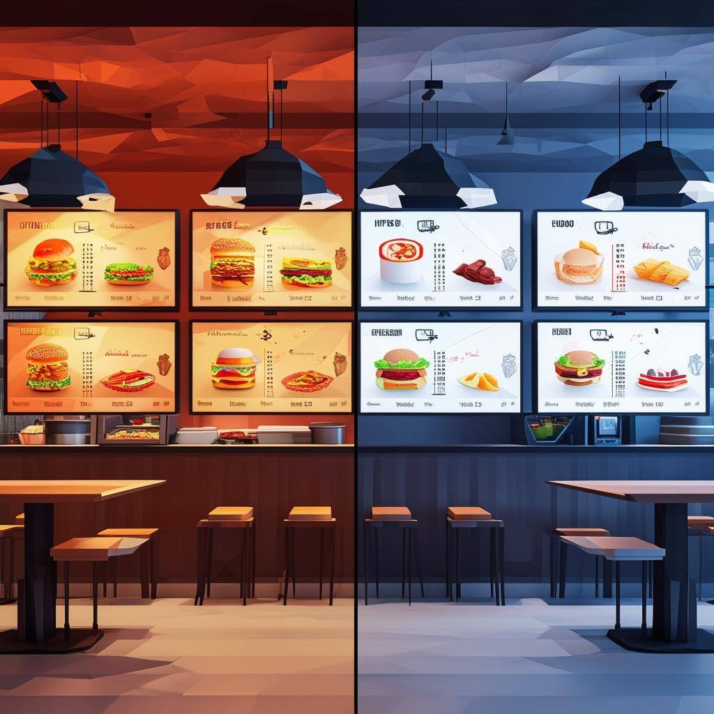 digital menu boards pros and cons