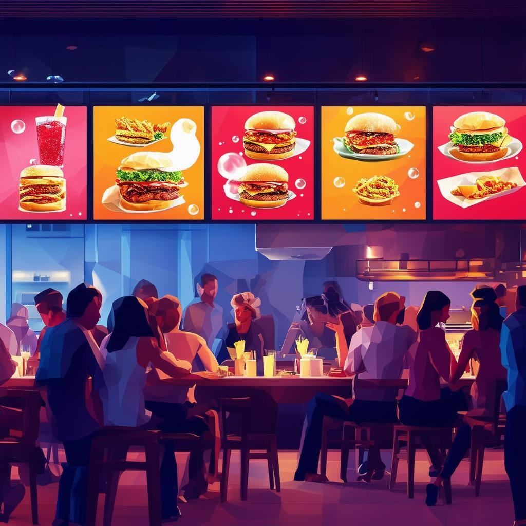 Animation on Digital Menu Boards