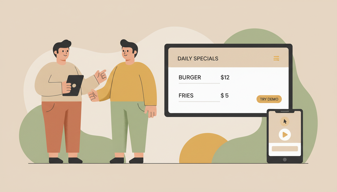 <span id="hs_cos_wrapper_name" class="hs_cos_wrapper hs_cos_wrapper_meta_field hs_cos_wrapper_type_text" style="" data-hs-cos-general-type="meta_field" data-hs-cos-type="text" >Why Free Demos Matter When Choosing a Digital Menu Board Company</span>